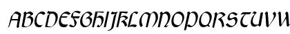 GaelicCondensed Italic
