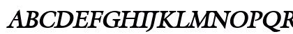 Galant Bold Italic