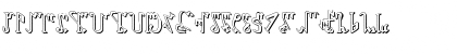 Wiccan Ways 3D Regular Font