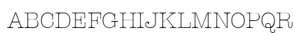 AmTypewriterITC Light