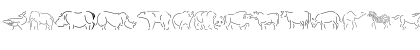 Animal Sketches Regular Font Animal Sketches Regular Font