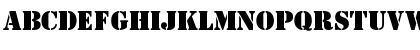 OPTIStencil-Bold Regular Font