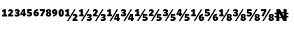 WhitneyNumeric Black Font