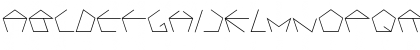 PENTAGRON Regular Font PENTAGRON Regular Font
