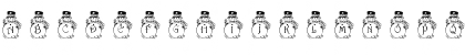 pf_snowman3 Regular Font