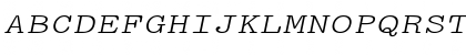 PicaExtended Italic Font PicaExtended Italic Font