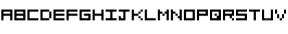 Pixelated Regular Font