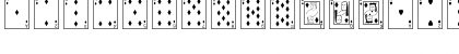 Playing Cards Regular Font