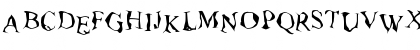 Poltergeist Shuffled Regular Font