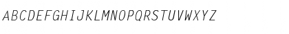 PP-LetterGothic Thin-Italic Font