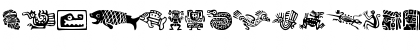 Pre-Columbian Ornaments Regular Font Pre-Columbian Ornaments Regular Font