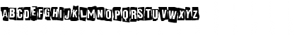 Ransom Note Reversed Normal Font