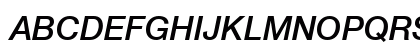 Helvetica 65 Medium Italic