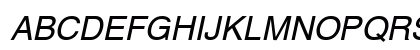 HHelvetica Italic
