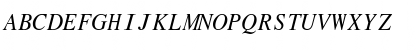 Roman Mono Italic Font