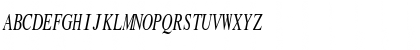 RomanMonoCondensed Italic Font