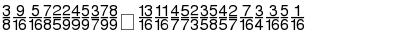 Sans Fractions Plain Font