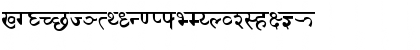 Sanskrit Bold Font