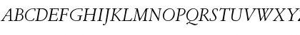 SimonciniGaramond LT Italic Regular Font