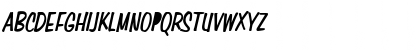 Simpson Condensed Heavy Italic Font