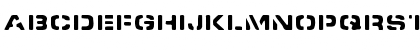 Spacedock Stencil Regular Font
