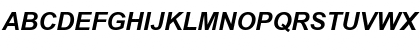 SUNA Arial Bold Italic Font