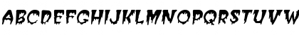 Creepy Italic Font