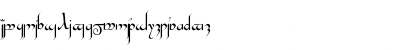 TengwarGandalf Medium Font TengwarGandalf Medium Font