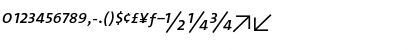 The Sans Semi Light- Italic Font The Sans Semi Light- Italic Font