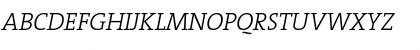 The Serif Light- Italic Font