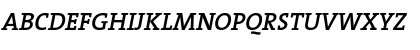 The Serif Semi Bold- Italic Font