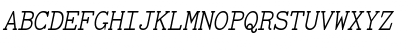 TiredOfCourier Italic Font