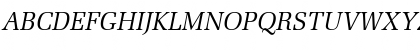 Becker Latino Italic Font