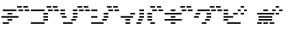 D3 DigiBitMapism Katakana Regular Font D3 DigiBitMapism Katakana Regular Font