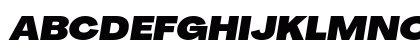 Agrandir Wide Black Italic