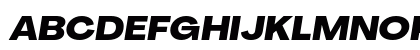 Agrandir Wide Heavy Italic