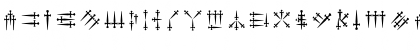 Daggers Alphabet Regular Font