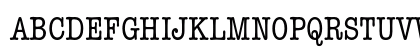 ITC American Typewriter Condensed Alternate