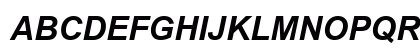 Arial Bold Italic Arial Bold Italic