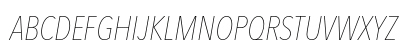 Avenir Next LT Pro Ultra Light Condensed Italic