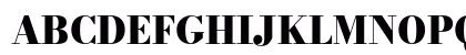 Bodoni* 11 Fatface Regular