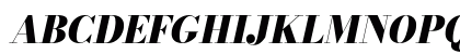Bodoni* 16 Fatface Italic