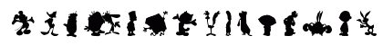 Cartoon Silhouettes Regular