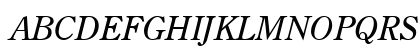 CenturyOldStyle Italic Italic
