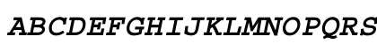 CourierBoldItal Regular