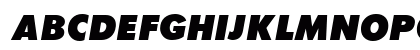 Futura ICG XBold Oblique