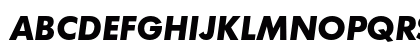 Futura Bd Bold Italic