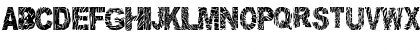 Disorted and Scratchy Regular Font