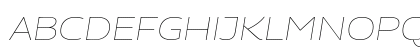 Georama Expanded Thin Italic