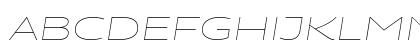Georama Extra Expanded Thin Italic